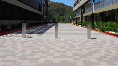 Site concrete and pavers